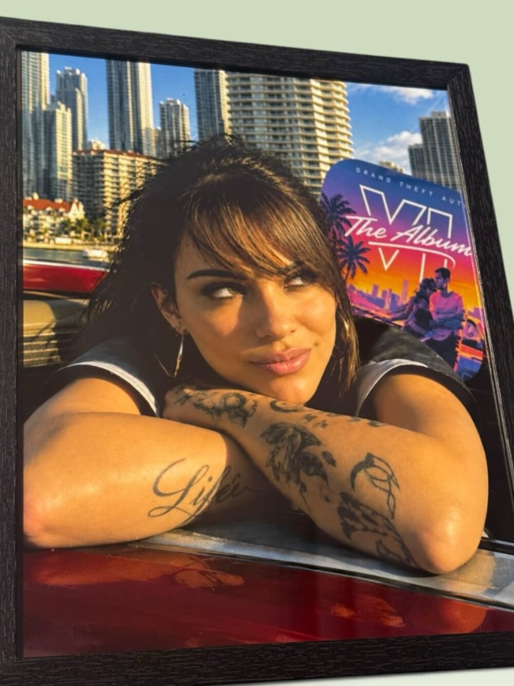 GTA VI The Album Framed Wall Art Poster, Black Frame